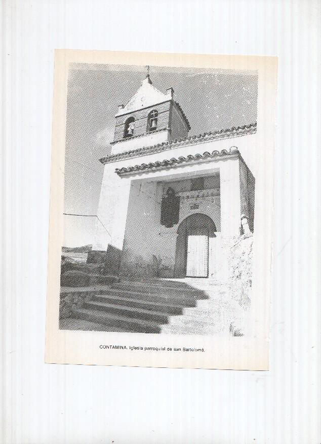 Historia de Aragon: lamina numero 053: Concud (torre iglesia) y Contamina (Iglesia de San Bartolome)
