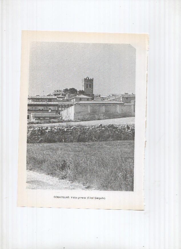 Historia de Aragon: lamina numero 055: Clares de Risota (iglesia parroquial) y Cobatillas (vista general)