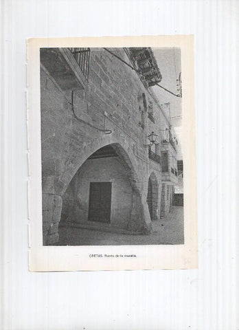 Historia de Aragon: lamina numero 056: Cretas (puerta de la muralla) y Cuarte (torre iglesia)