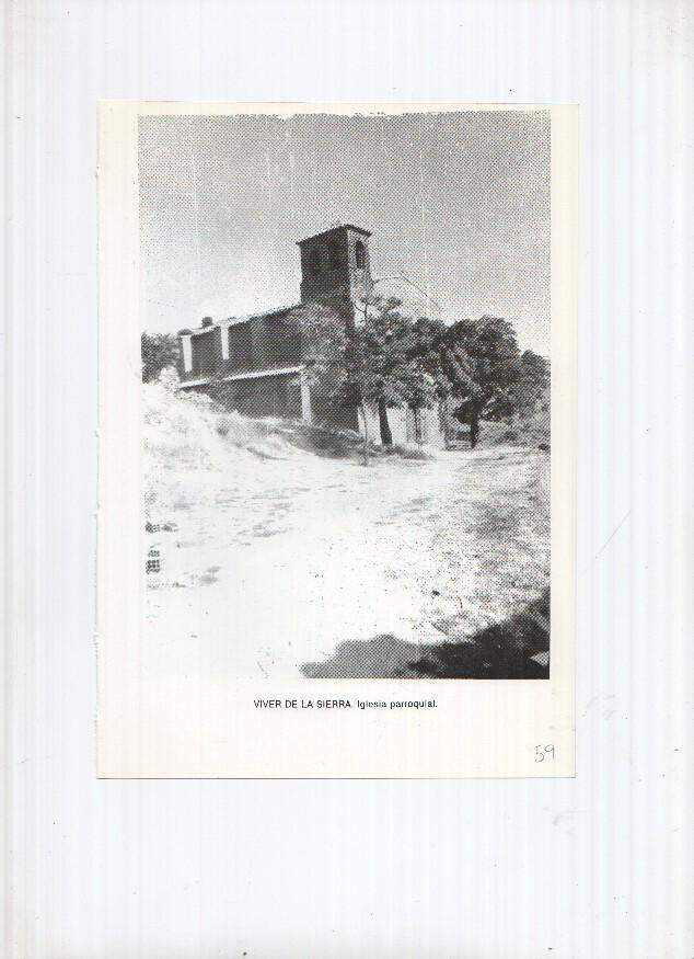 Historia de Aragon: lamina numero 059: Viver de la sierra (iglesia parroquial) y Yebra de Basa (iglesia parroquial)