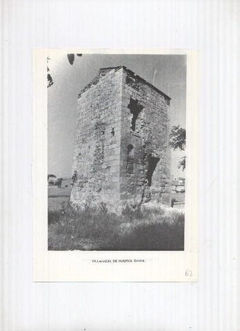 Historia de Aragon: lamina numero 062: Villarreal de Huerva (ermita) y Villel (puerta medieval)