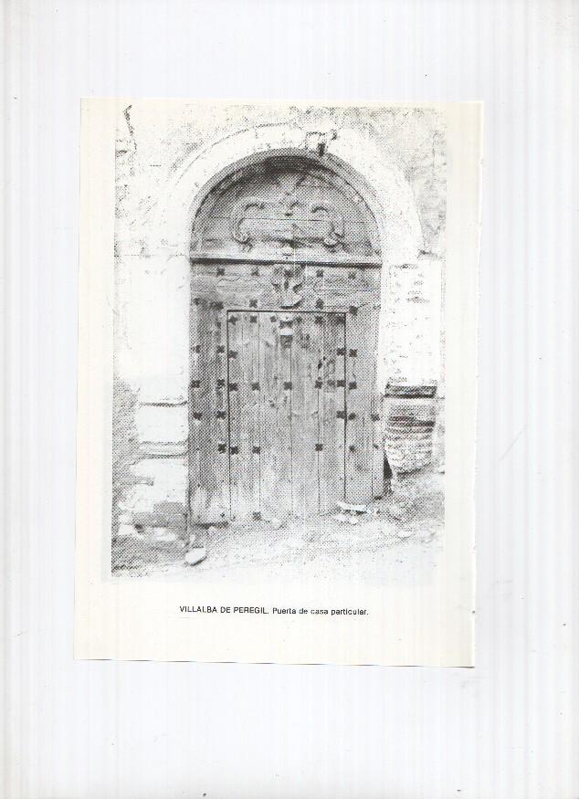 Historia de Aragon: lamina numero 064: Villafeliche (castillo) y Villalba de peregil (puerta casa particular)