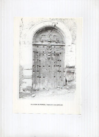 Historia de Aragon: lamina numero 064: Villafeliche (castillo) y Villalba de peregil (puerta casa particular)