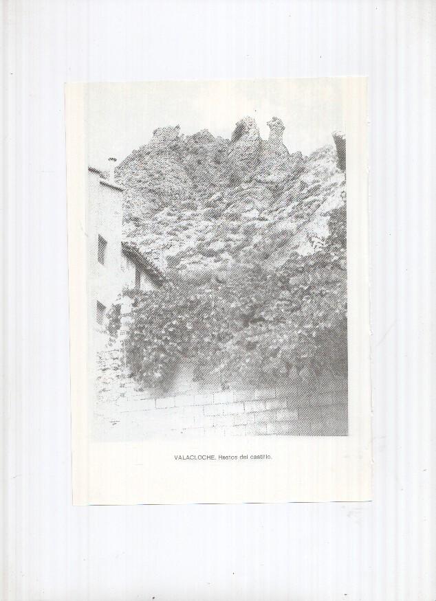 Historia de Aragon: lamina numero 065: Urmella (abside de la iglesia) y Valacloche (restos del castillo)