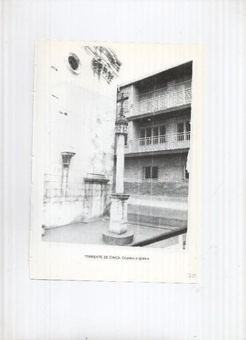 Historia de Aragon: lamina numero 070: Torrente de cinca (crucero e iglesia) y Torres de Calatayud (iglesia)