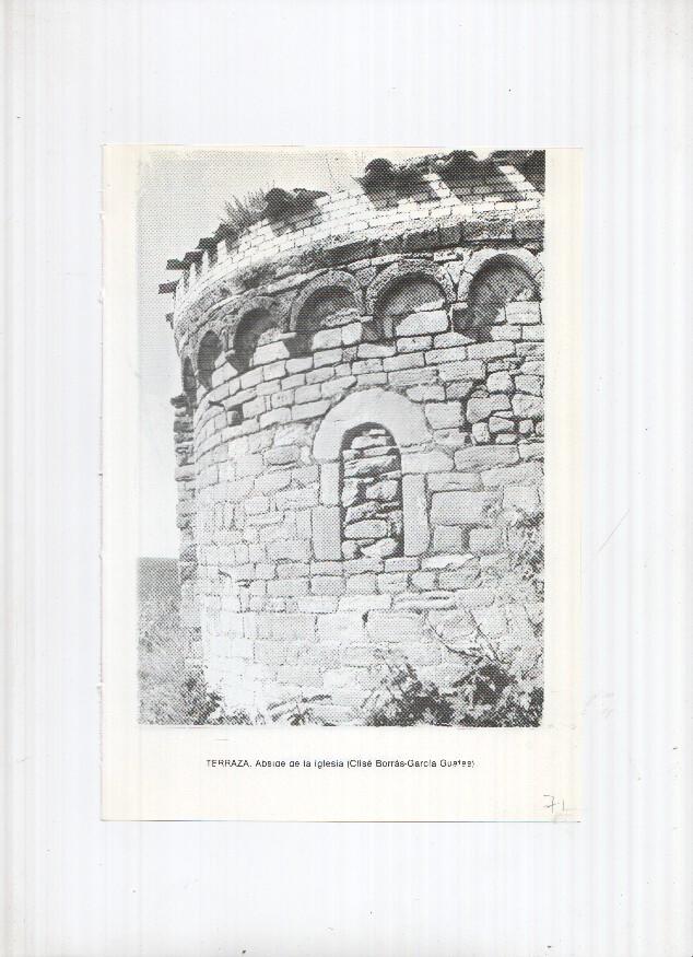 Historia de Aragon: lamina numero 071: Terraza (abside iglesia) y Tierga (torre de la iglesia)
