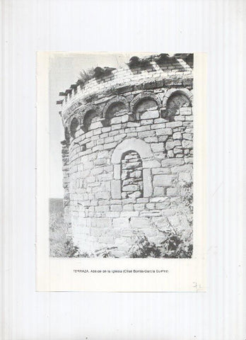 Historia de Aragon: lamina numero 071: Terraza (abside iglesia) y Tierga (torre de la iglesia)