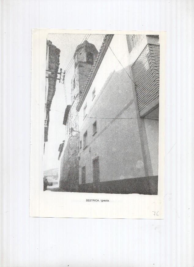 Historia de Aragon: lamina numero 076: Sestrica (iglesia) y Sin (iglesia)