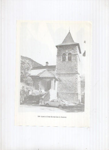 Historia de Aragon: lamina numero 076: Sestrica (iglesia) y Sin (iglesia)