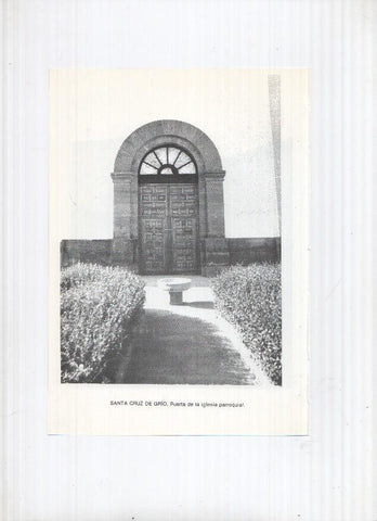 Historia de Aragon: lamina numero 078: Sancho Abarca (casas) y Santa Cruz de Grio (puerta iglesia)