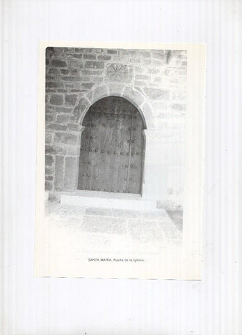 Historia de Aragon: lamina numero 079: Santa Cruz de la Seros (casa abacial) y Santa Maria (puerta de la iglesia)