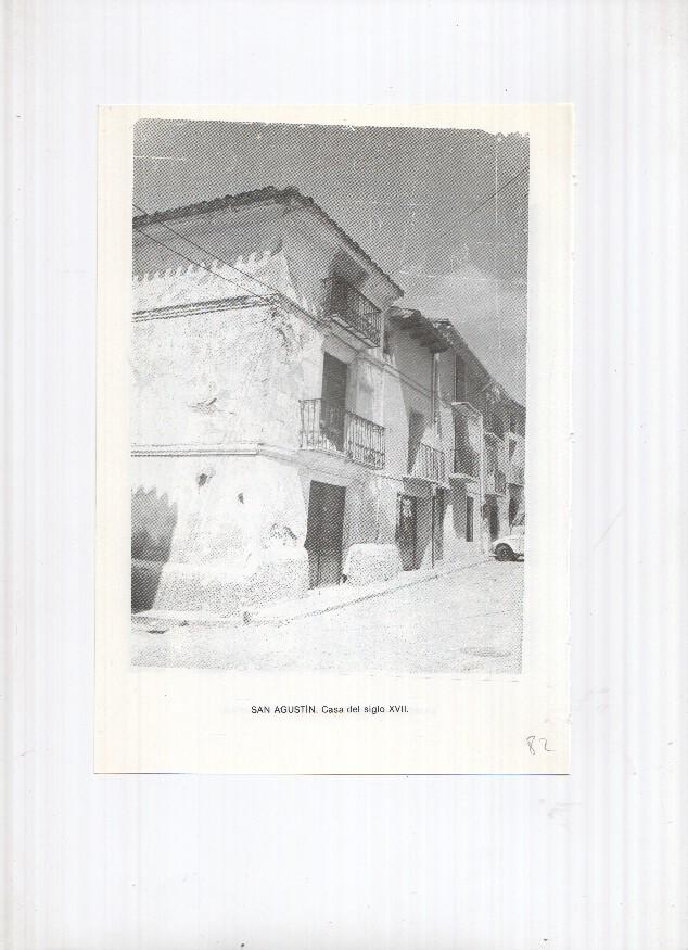 Historia de Aragon: lamina numero 082: San Agustin (casa siglo XVII) y Samitier (Castillo)