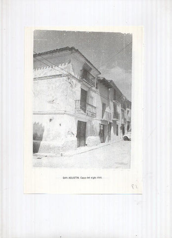 Historia de Aragon: lamina numero 082: San Agustin (casa siglo XVII) y Samitier (Castillo)
