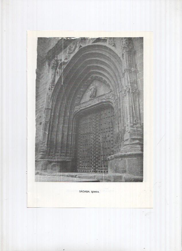 Historia de Aragon: lamina numero 083: Salillas de Jalon (iglesia parroquial) y Sadaba (iglesia)