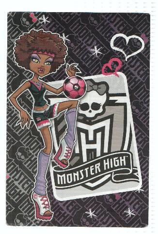 Photocards: MONSTER HIGH, Numero 002: Clawdeen Wolf (Panini 2011)