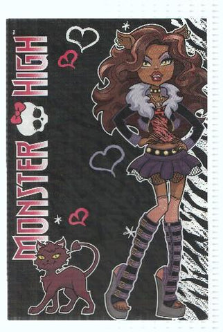 Photocards: MONSTER HIGH, Numero 003: Clawdeen Wolf (Panini 2011)
