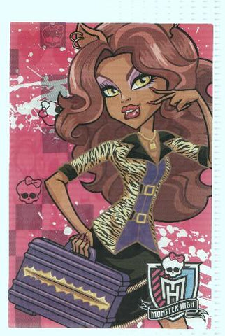 Photocards: MONSTER HIGH, Numero 007: Clawdeen Wolf (Panini 2011)