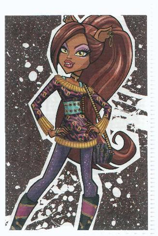 Photocards: MONSTER HIGH, Numero 010: Clawdeen Wolf (Panini 2011)