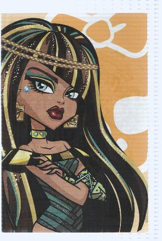 Photocards: MONSTER HIGH, Numero 011: Cleo de Nile (Panini 2011)