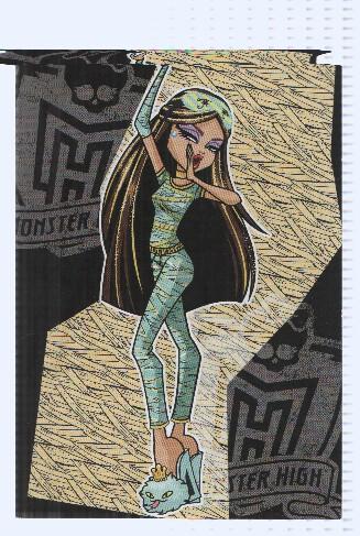 Photocards: MONSTER HIGH, Numero 016: Cleo de Nile (Panini 2011)