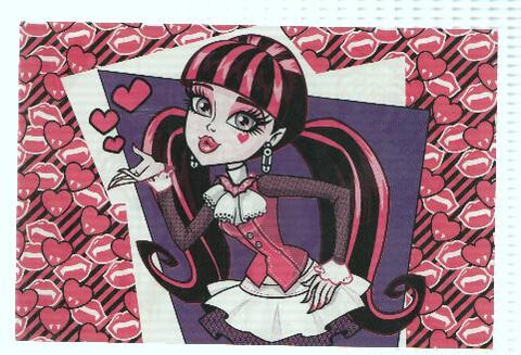 Photocards: MONSTER HIGH, Numero 024: Draculaura  (Panini 2011)