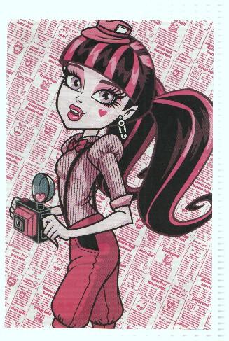 Photocards: MONSTER HIGH, Numero 026: Draculaura  (Panini 2011)