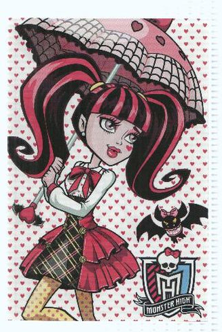 Photocards: MONSTER HIGH, Numero 027: Draculaura  (Panini 2011)