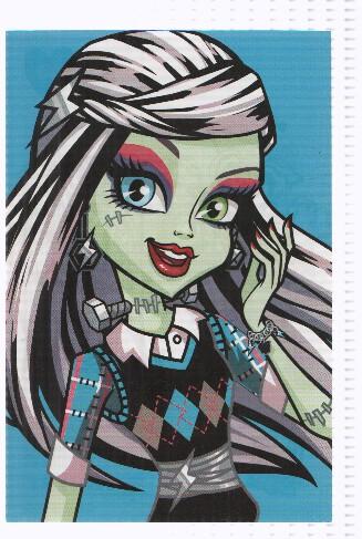 Photocards: MONSTER HIGH, Numero 029: Frankie Stein  (Panini 2011)