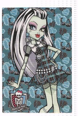 Photocards: MONSTER HIGH, Numero 031: Frankie Stein  (Panini 2011)