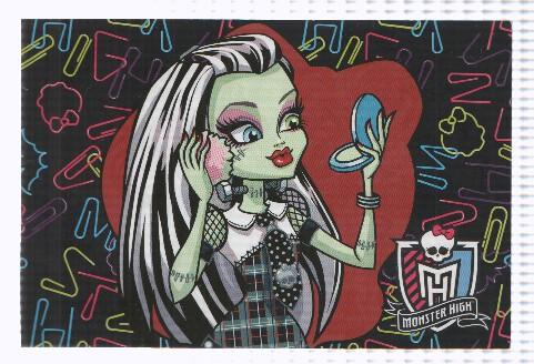 Photocards: MONSTER HIGH, Numero 035: Frankie Stein  (Panini 2011)