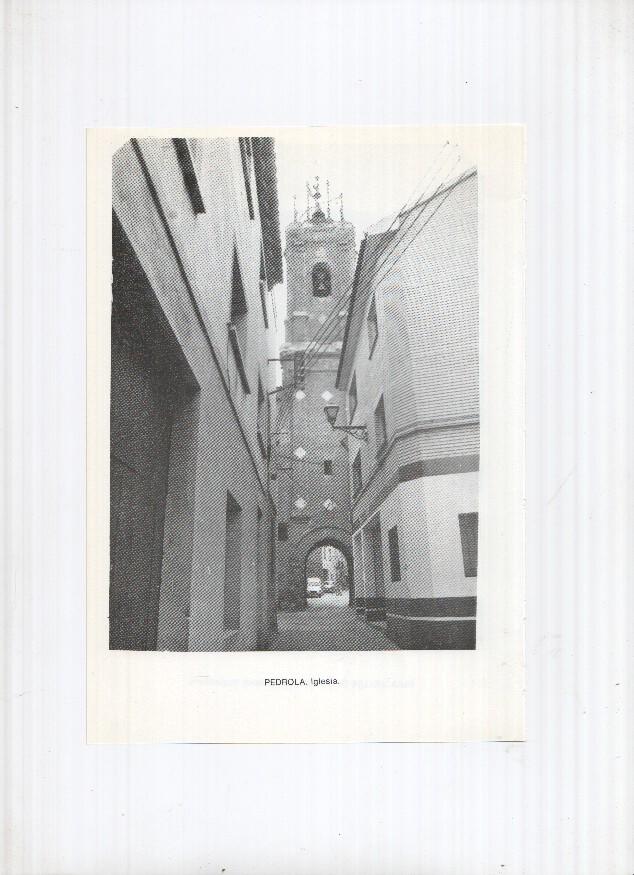 Historia de Aragon: lamina numero 091: Paracuellos de Jiloca (habitaciones trogloditicas) y Pedrola (iglesia)