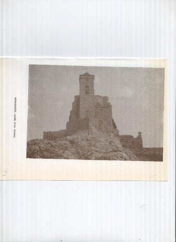 Historia de Aragon: lamina numero 094: Benabarre (castillo) y Abizanda (castillo)