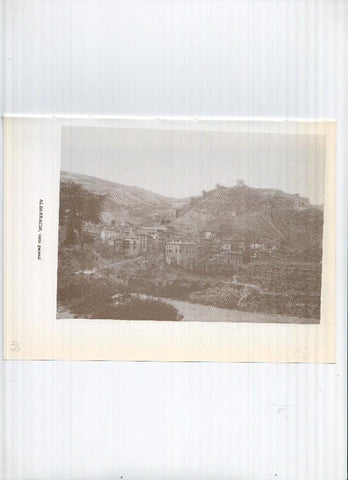 Historia de Aragon: lamina numero 098: Albarracin (vista general) y Mora de Rubielos (castillo)