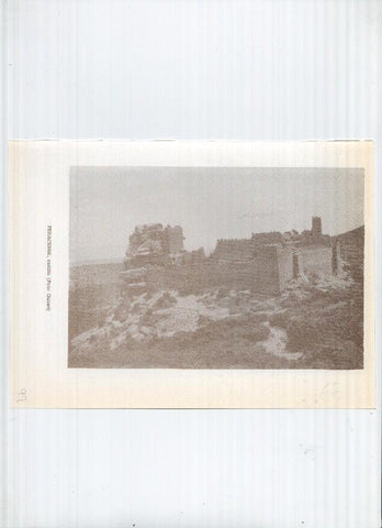 Historia de Aragon: lamina numero 099: Peracense (castillo) y Linares de Mora (vista general)