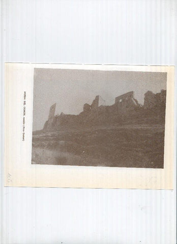 Historia de Aragon: lamina numero 105: Huesa del comun (castillo) y Albalate del arzobispo (iglesia)