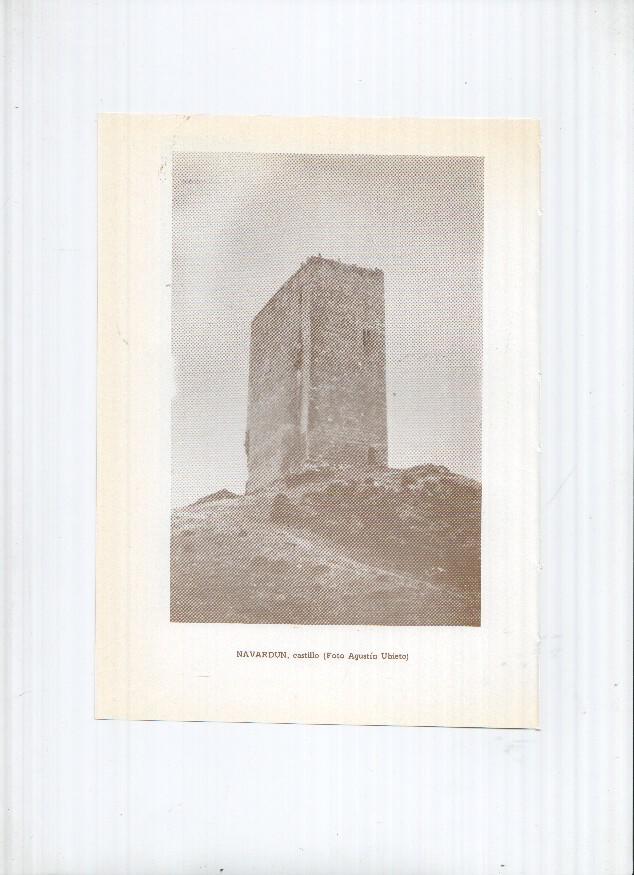 Historia de Aragon: lamina numero 106: Ruesta (castillo) y Navardun (castillo)