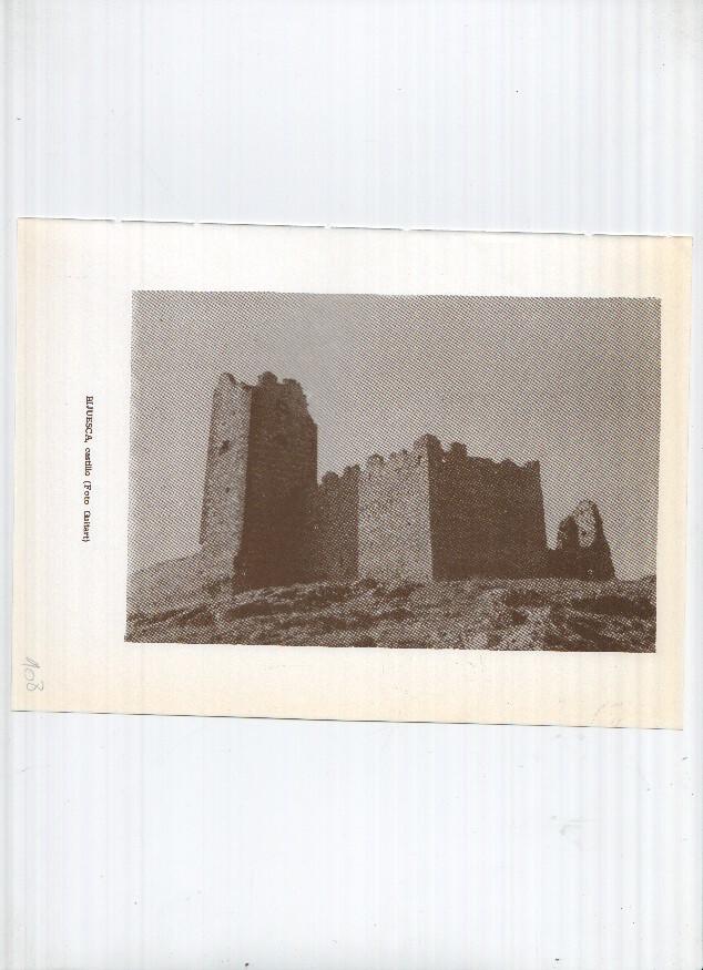 Historia de Aragon: lamina numero 108: Bijuesca (castillo) y Monreal de Ariza (castillo)