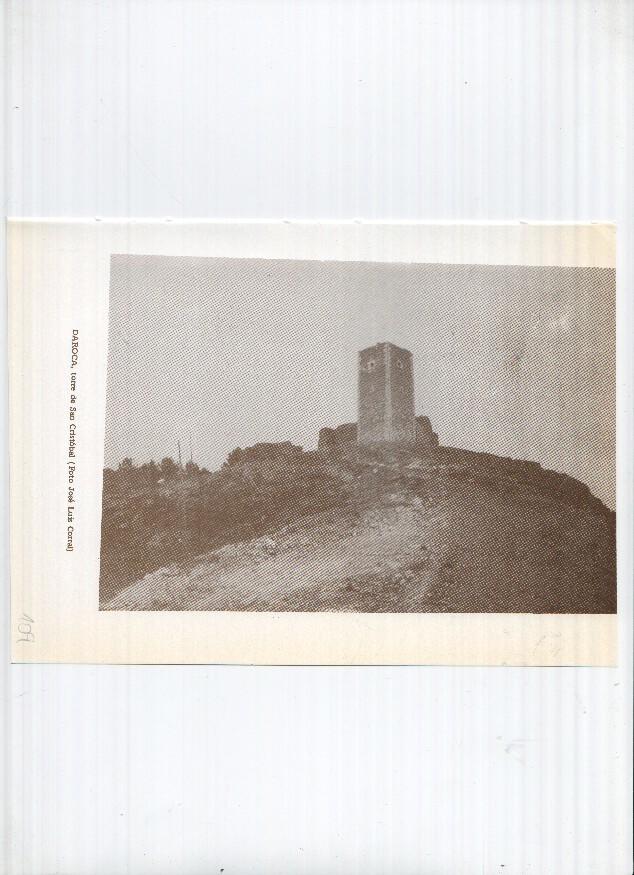 Historia de Aragon: lamina numero 109: Daroca (torre de San Cristobal) y Calatayud (castillo de Ayub)