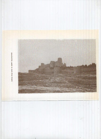 Historia de Aragon: lamina numero 109: Daroca (torre de San Cristobal) y Calatayud (castillo de Ayub)