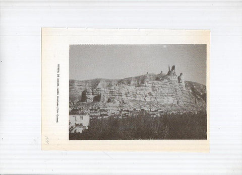 Historia de Aragon: lamina numero 111: Rueda de Jalon (castillo musulman) y Godojos (castillo)