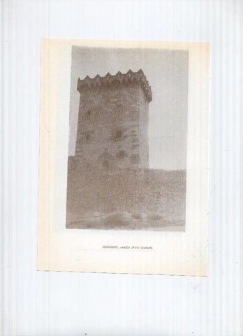 Historia de Aragon: lamina numero 111: Rueda de Jalon (castillo musulman) y Godojos (castillo)