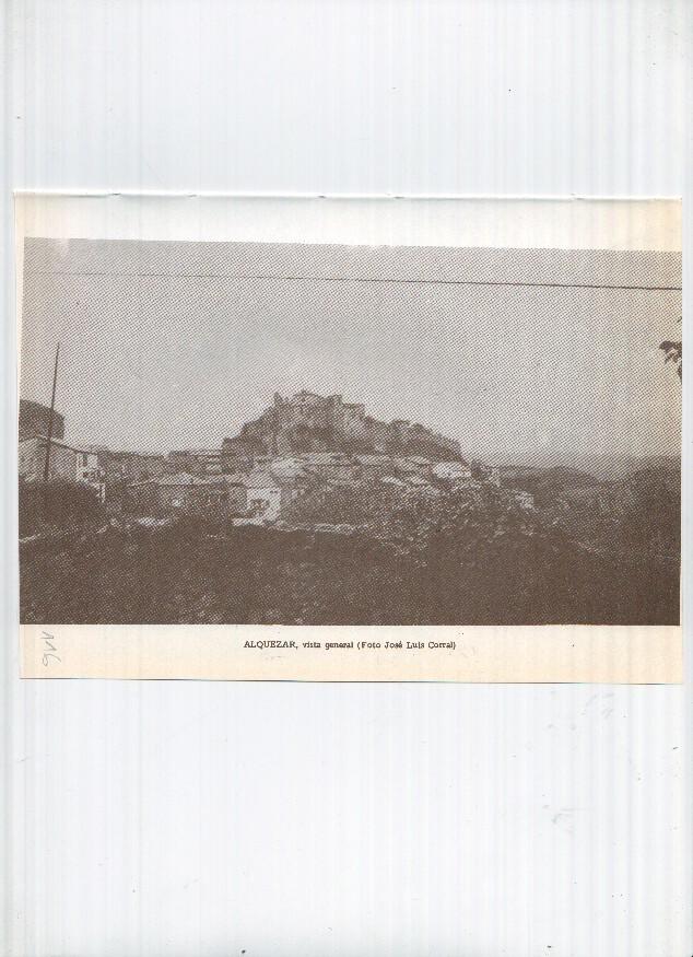 Historia de Aragon: lamina numero 116: Alquezar (vista general) y Alquezar (torre albarrana)