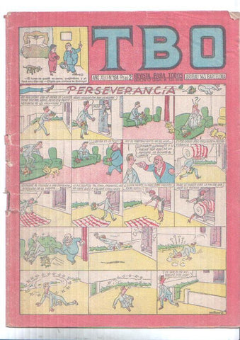 TBO numero 164-Perseverancia (Castany) (numerado 2 en trasera)