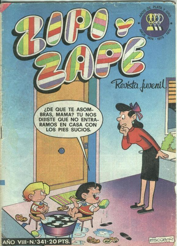 Zipi y Zape semanal numero 341: Un problema de locomotoras