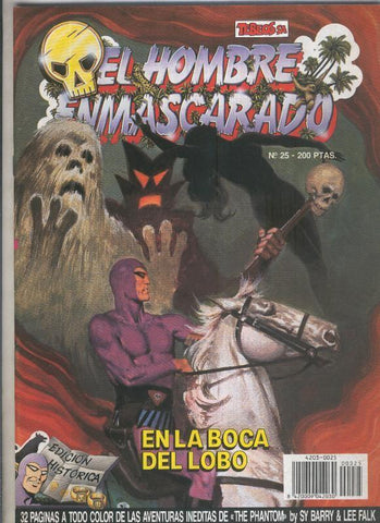 El Hombre Enmascarado numero 25 (numerado 2 en trasera)