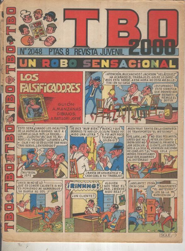 TBO 2000 numero 2048: Los falsificadores (Batllori) (numerado 5 en trasera)