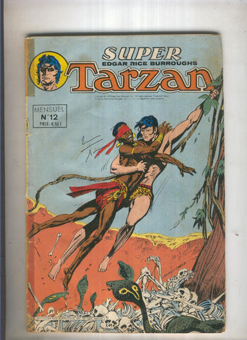 Super Tarzan numero 12: Le ravin des cobras (cello lado lomo)