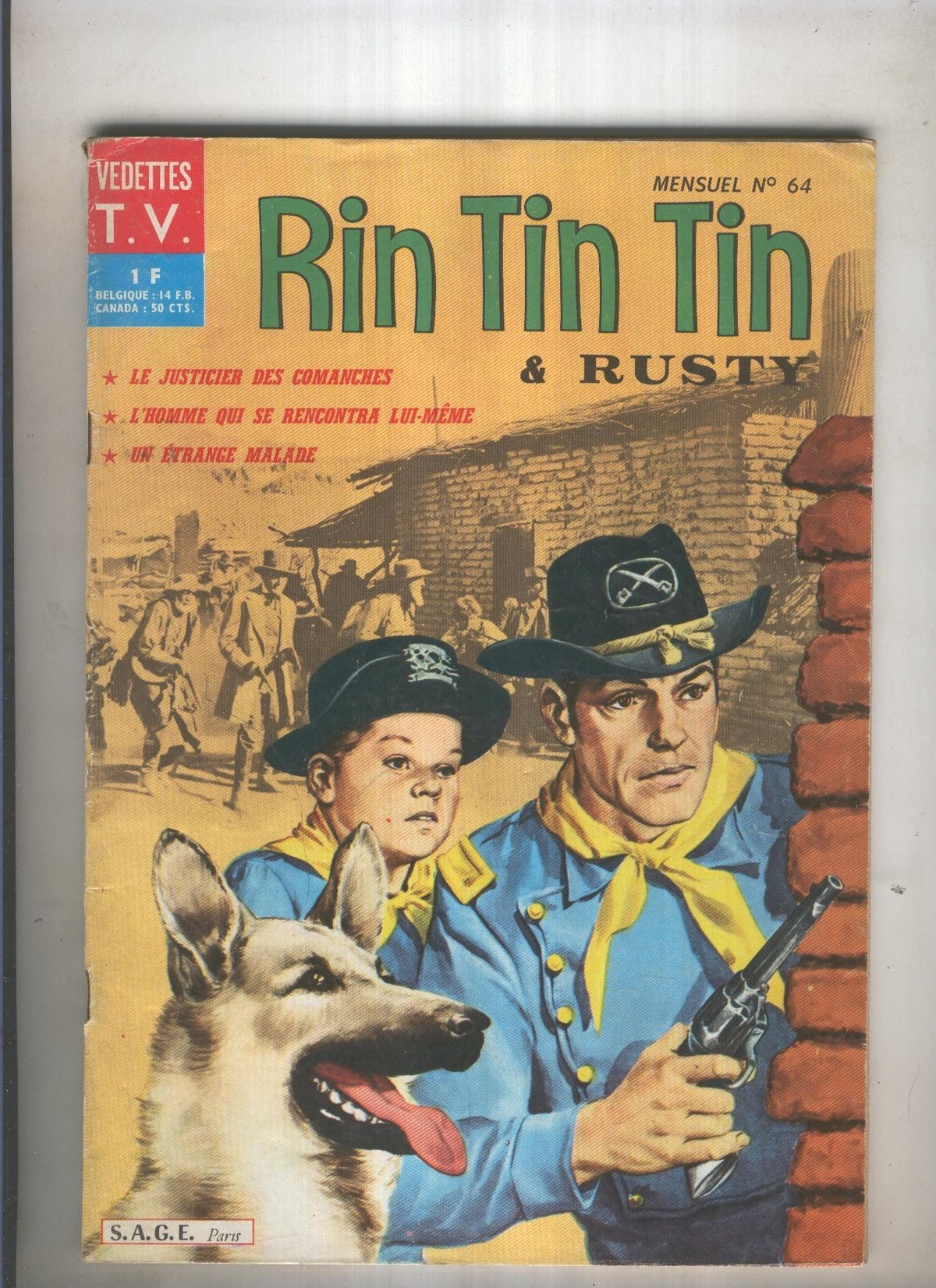 RIN TIN TIN ET RUSTY Numero 064: Le justicier des comanches