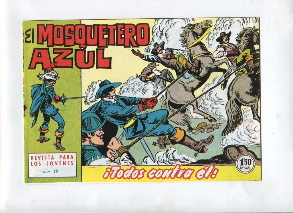 Facsimil: El Mosquetero Azul numero 19: Todos contra el