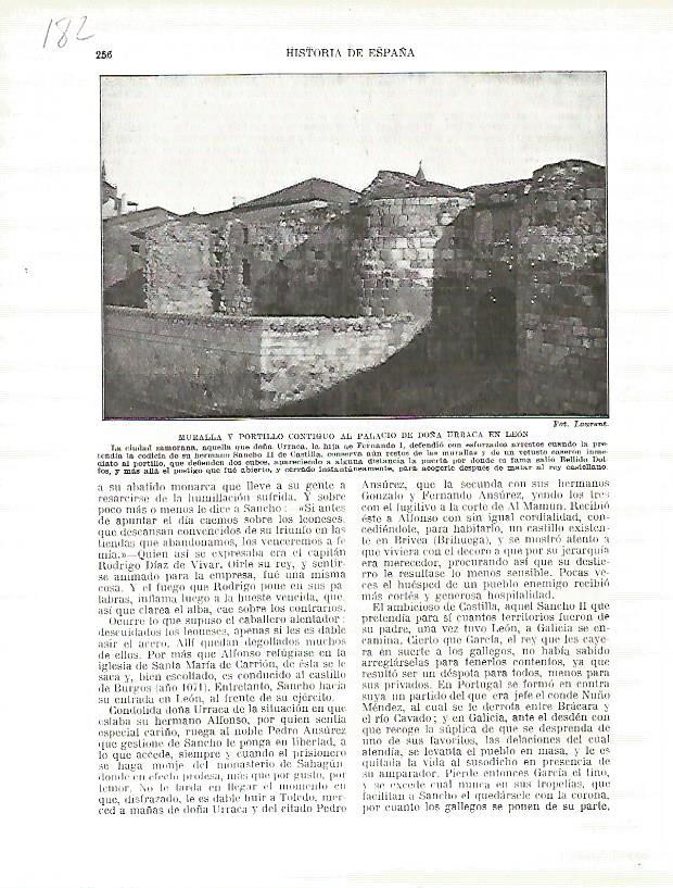 LAMINA 4695: Palacio de doña Urraca en Leon